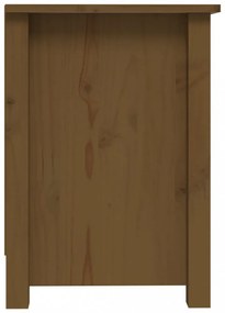 mézbarna tömör fenyőfa TV-szekrény 103 x 36,5 x 52 cm