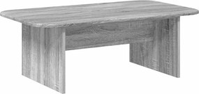 vidaXL Dohányzóasztal Szürke Sonoma 93 x 53 x 33 cm Faanyag