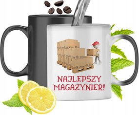 Mágikus Bögre Raktárosnak Színváltós, fényképes nyomattal