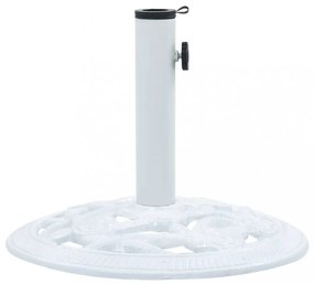 fehér öntöttvas napernyőtalp 9 kg 40 cm