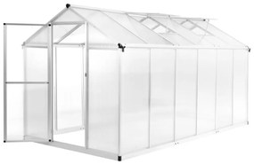 alumínium melegház 362 x 190 x 195 cm 13,41 m³