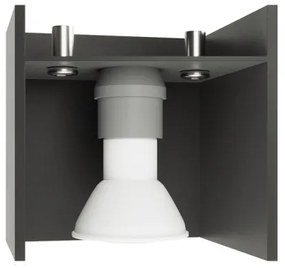 Sollux SL.0064 - Spotlámpa QUAD 2 2xGU10/40W/230V szürke