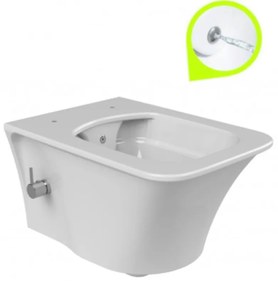 CeraStyle IBIZA fali WC - BEÉPÍTETT bidé funkcióval - rimless - perem nélküli