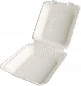 Nád csomagolás Eko Lunch Box 23x23cm 50 db menübox nagy, műanyagmentes