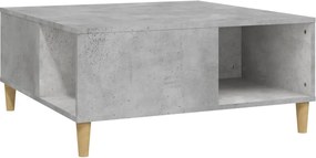 vidaXL betonszürke szerelt fa dohányzóasztal 80x80x36,5 cm