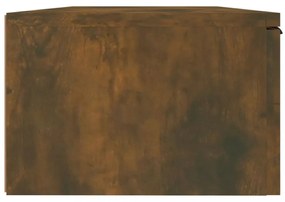 2 db füstös tölgyszínű szerelt fa fali szekrény 68 x 30 x 20 cm