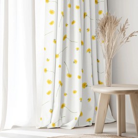 Goldea pamut drapéria - pitypangok 160x150 cm