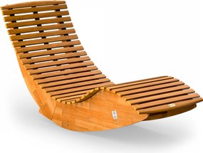 Casaria® Ergonómikus nyugágy - akácfa