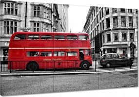 Vászonkép 120x80 Piros busz London