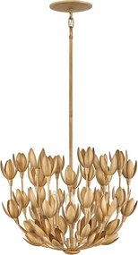 ELSTEAD QN-FLORA3-GD FLORA Glamour Függesztett Lámpa Arany E14 IP20