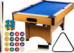 GamesPlanet® Biliárdasztal TRENDLINE Kék 6ft 184 x 108 cm