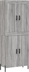 vidaXL szürke sonoma szerelt fa magasszekrény 69,5 x 34 x 180 cm