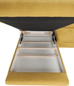 Sarokülőgarnitúra, mustár, balos, FABIA