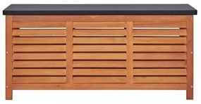 tömör eukaliptuszfa kerti tárolóláda 117 x 50 x 55 cm