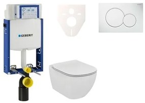 Fali WC szett Geberit befalazáshoz + Ideal Standard Tesi WC 110.302.00.5NF1