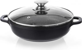 Grande tapadásmentes, alumínium fazék üvegfedővel, ⌀ 24 cm - Orion