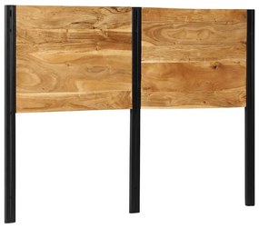tömör fa akác és vas fejtámla 140 cm