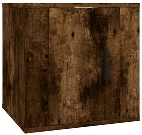 2 db füstös tölgy falra szerelhető TV-szekrény 40x34,5x40 cm