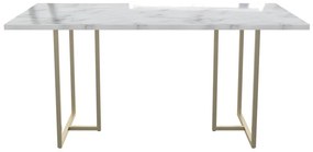 Étkezőasztal márvány dekorral 90x160 cm Astor – CosmoLiving by Cosmopolitan