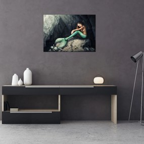 Kép - Hableány a sziklán (70x50 cm)