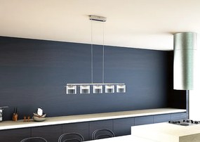 RENDL R11678 ESTRA Modern Led Függesztett Lámpa Átlátszó Üveg IP20