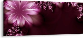 Az absztrakció képe - virágok (120x50 cm)