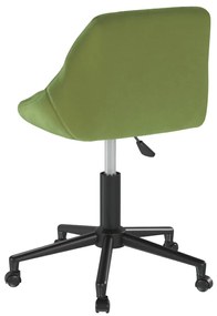 világoszöld bársony forgó étkezőszék