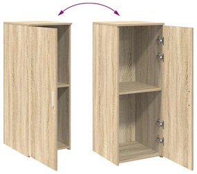 tároló szekrény sonoma tölgy 40x45x103,5 cm szerelt fa