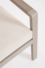 Bézs alumínium ötszemélyes kerti lounge szett Elna – Bizzotto