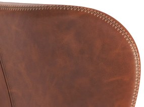 MAZZONI EXPORT ALTEA Műbőr Retro Brandy/ természetes tölgy lábak - MODERN SZÉK NAPPALIBA/ÉTKEZŐBE/KONYHÁBA/ IRODÁBA