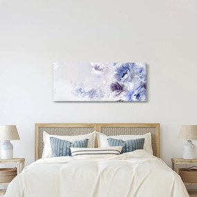 Kép - Virágok, textúrált festmény (120x50 cm)