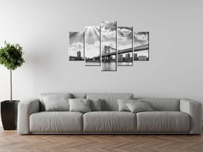 Gario Vászonkép Brooklyn New York - 5 részes Méret: 125 x 70 cm