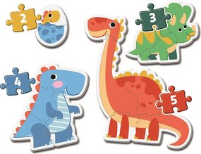 Dinoszaurusz My First baba forma puzzle Clementoni