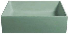 Sapho - Munkalapra szerelhető mosdó FORMIGO 47,5x36,5 cm beton/zöld