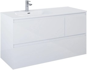 Elita Split szekrény 120x45.8x63.5 cm Függesztett, mosdó alatti fehér 169095