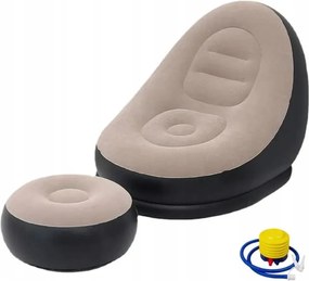 Felfújható fotel puff pumpa 116 x 98 x 83cm