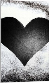 Üveg Vágódeszka 30x52 Szív a Konyhába