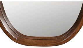 Fali tükör tömörfa kerettel 40x120 cm Nyko – White Label