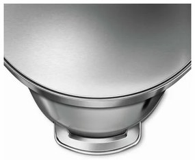Simplehuman Pedálos szemetes 45 l, matt acél
