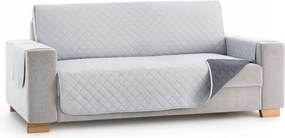 Kanapé ágytakaró háromszemélyes kanapévédő plusz kétoldalas papucs szürke