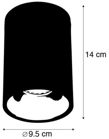 Okos spotlámpa fekete arannyal, WiFi GU10 fényforrással - Deep