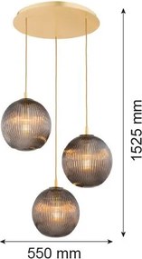 Argon PALOMA 6309 Függőlámpa 3x15W/E27 IP20