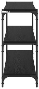 Könyvespolc Musta tammi 100 x 33 x 71 cm Faanyag