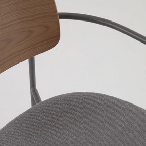 Szürke-barna étkezőszék Maureen – Kave Home