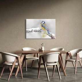 Kép - Kékvércse az erdőben (90x60 cm)