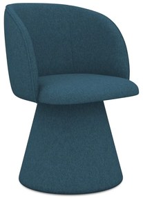 Kék kárpitozott étkezőfotel Maia – Makamii