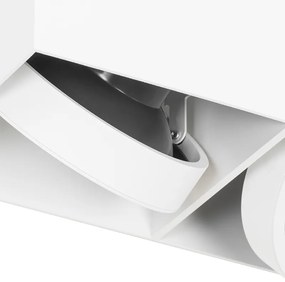 Okos spotlámpa fehér téglalap alakú 2-lámpás 2 Wifi GU10 111mm-es - Box