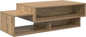 vidaXL Dohányzóasztal Artisan tölgy 105 x 50 x 32,5 cm Faanyag