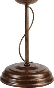 ANTON asztali lámpa 1xE14/60W/230V, bronz