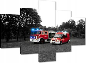 Vászonkép 100x70 Tűzoltóság